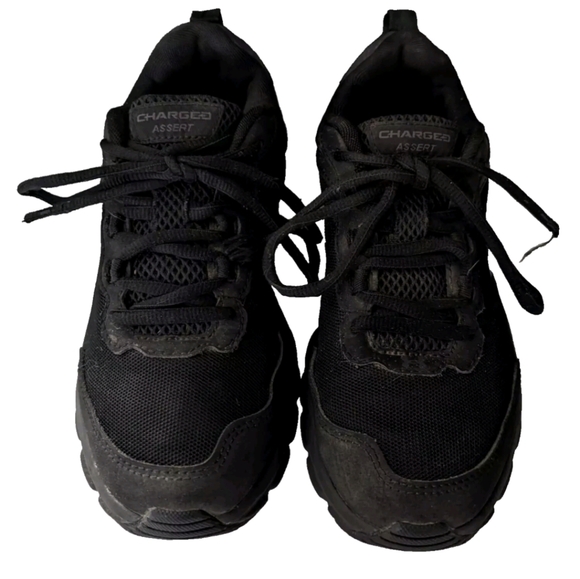 Under Armour charger assert sneakers black men's size 7.5 - Picture 1 of 7